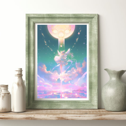 Moon Pastel Poster