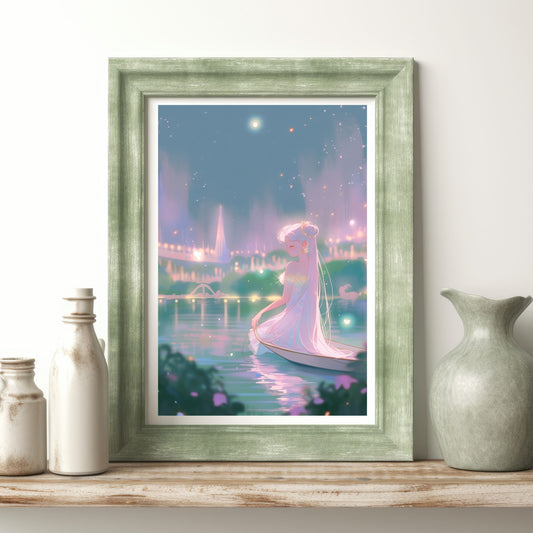 Moon Pastel Poster