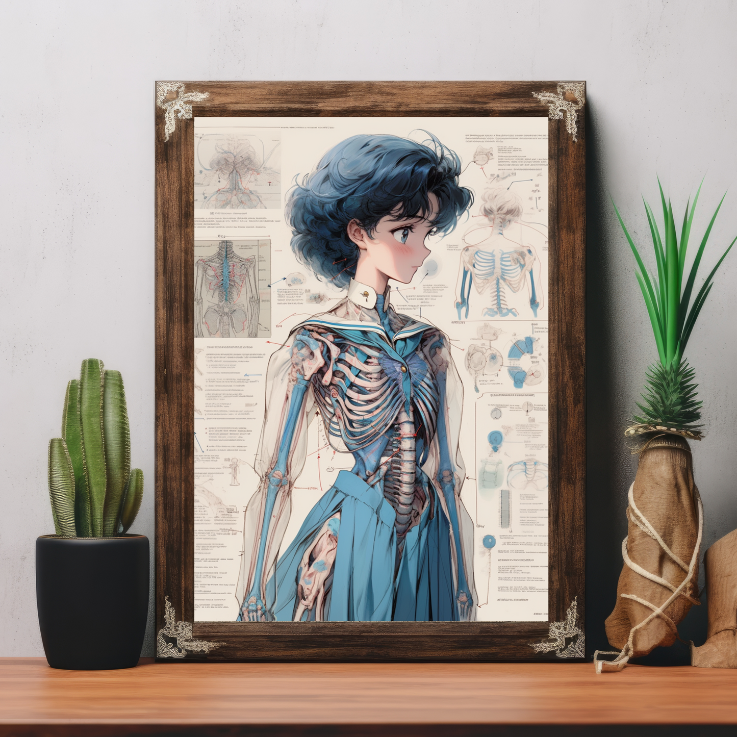 Mercury Skeleton Poster