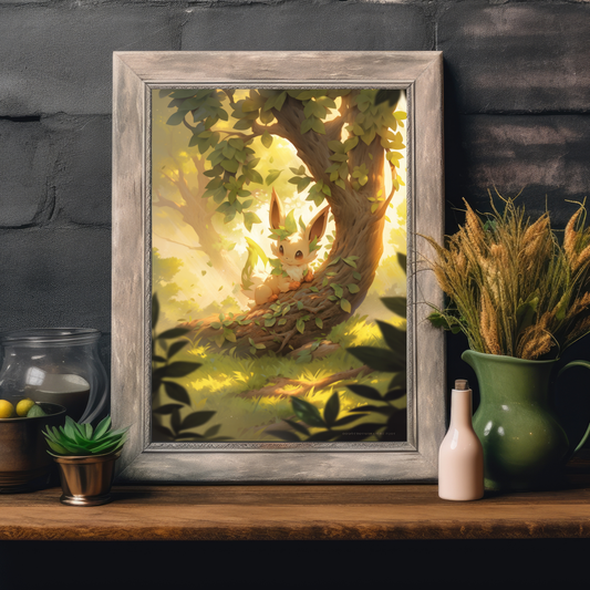 Pokemon Leafeon Poster
