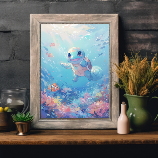 Pokemon Squirtle Poster