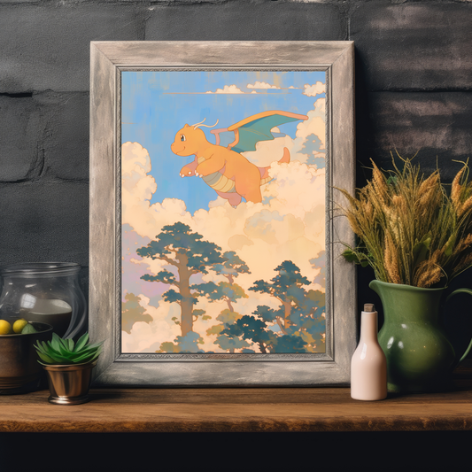 Pokemon Dragonite Poster