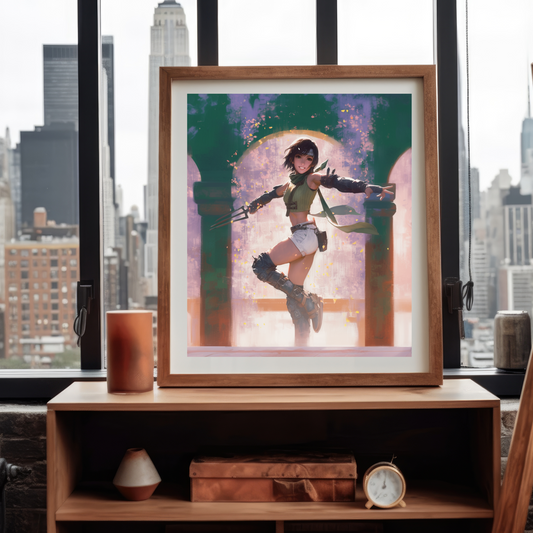 FF VII Yuffie Poster