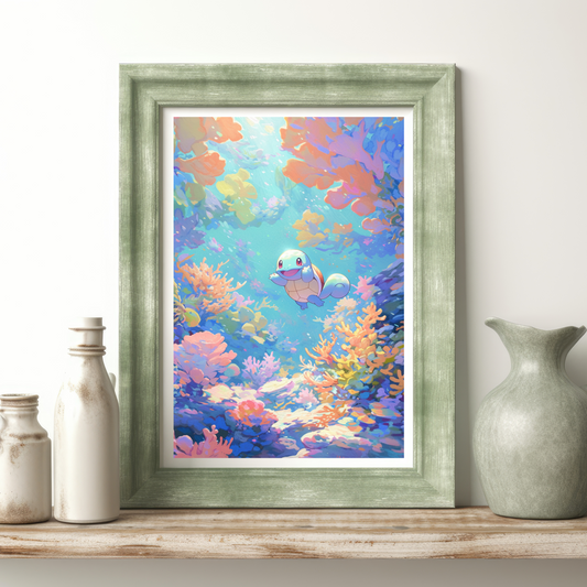 Pokemon Squirtle Poster