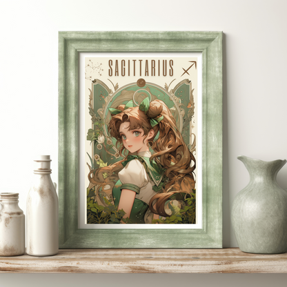 Jupiter Zodiac Sign Sagittarius Poster