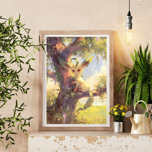 Pokemon Leafeon Poster