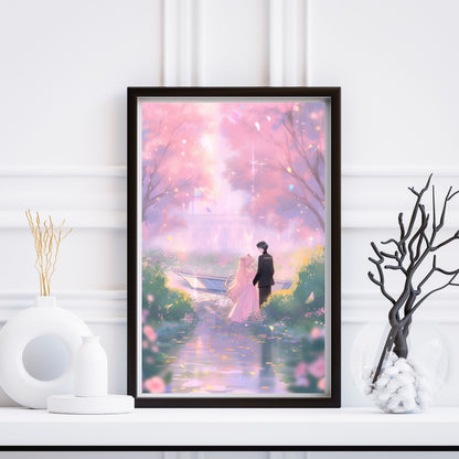 Moon Pastel Poster