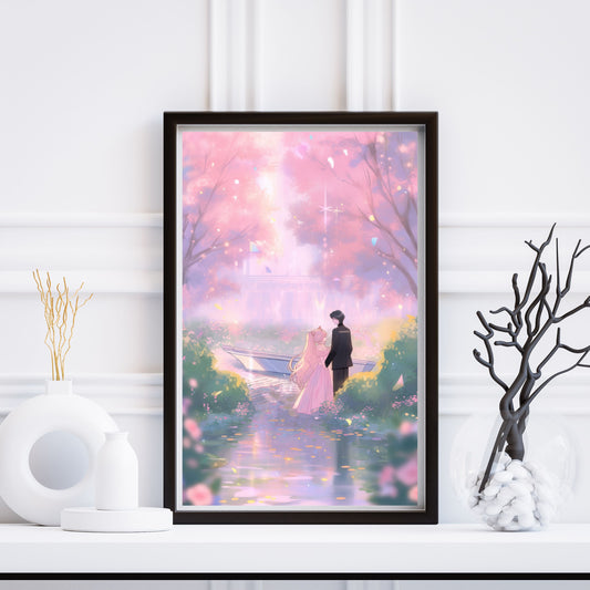 Moon Pastel Poster