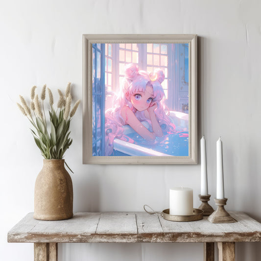 Moon Bath Poster