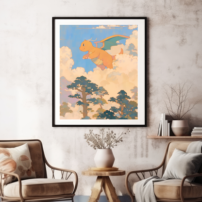 Pokemon Dragonite Poster
