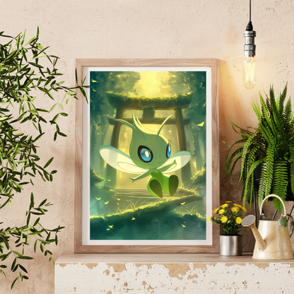 Pokemon Celebi Poster