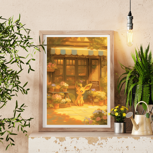 Pokemon Leafeon Poster