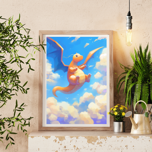 Pokemon Dragonite Poster