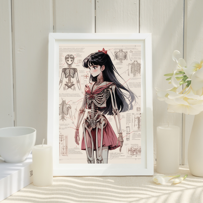 Mars Skeleton Poster