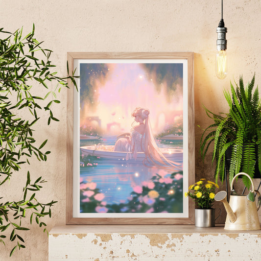 Moon Pastel Poster