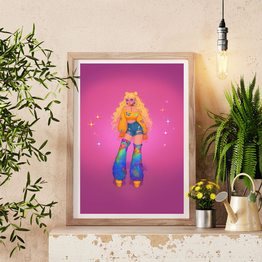 Venus Hippie 70's Poster