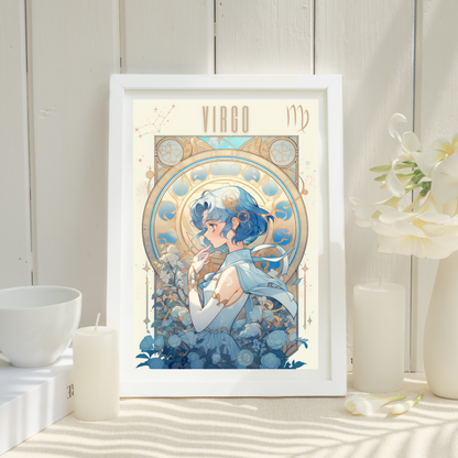 Mercury Zodiac Sign Virgo Poster