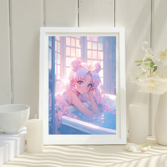 Moon Bath Poster