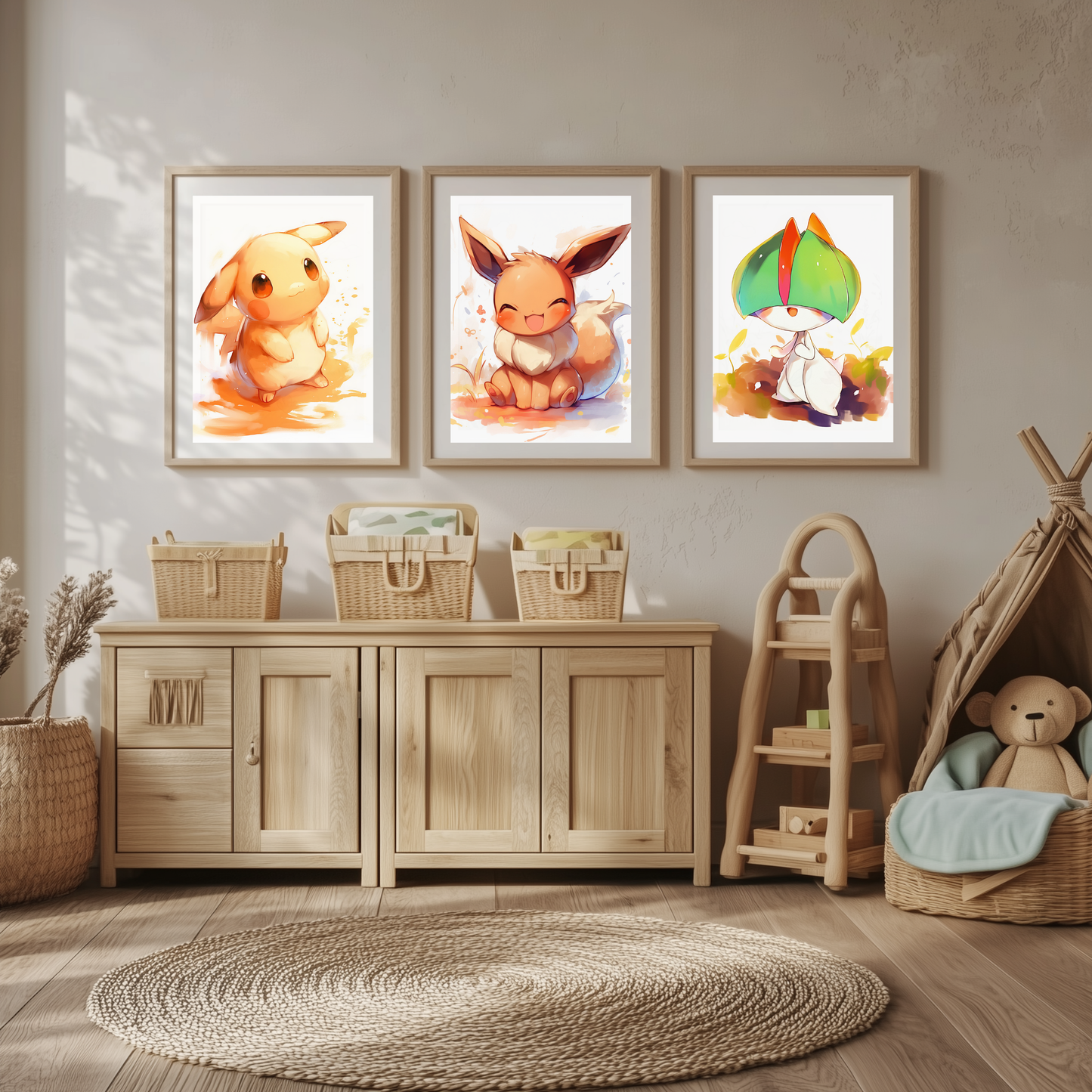 Starter Pokemon Poster Set