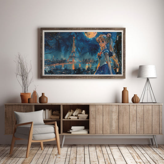 Moon Gouache Poster