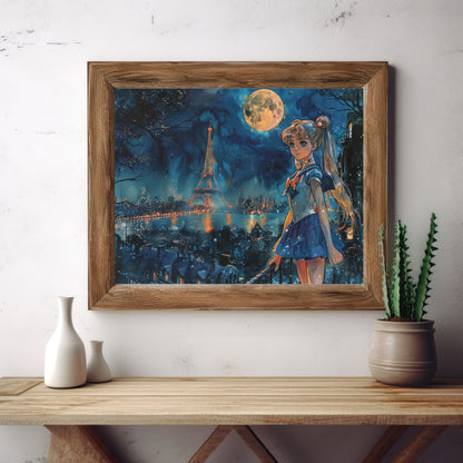 Moon Gouache Poster