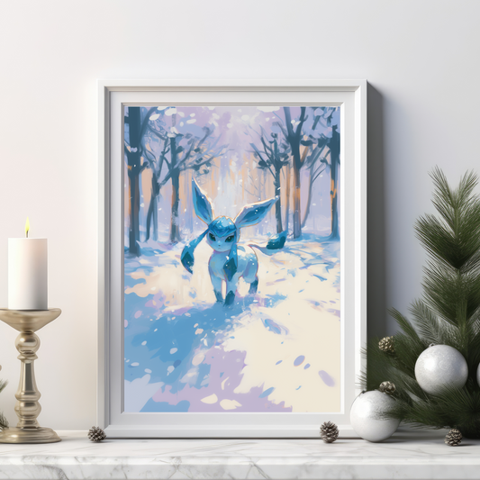 Pokemon Glaceon Poster