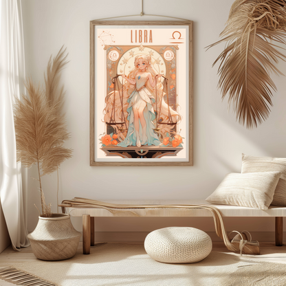 Venus Zodiac Sign Libra Poster