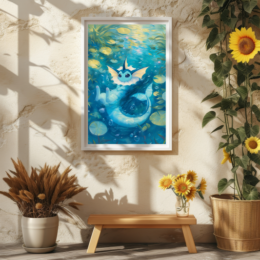 Pokemon Vaporeon Poster