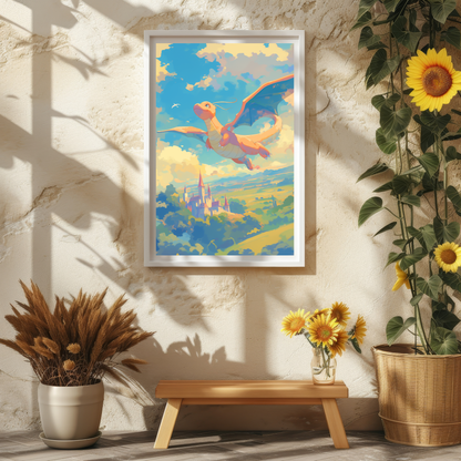 Pokemon Dragonite Poster