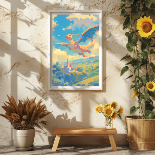 Pokemon Dragonite Poster