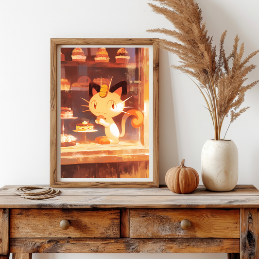 Pokemon Meowth Poster