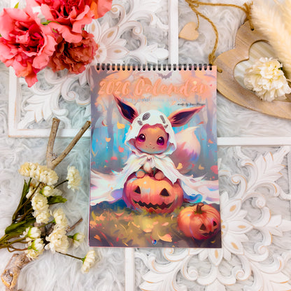Pokemon Eevee Evolution Wall Calendar