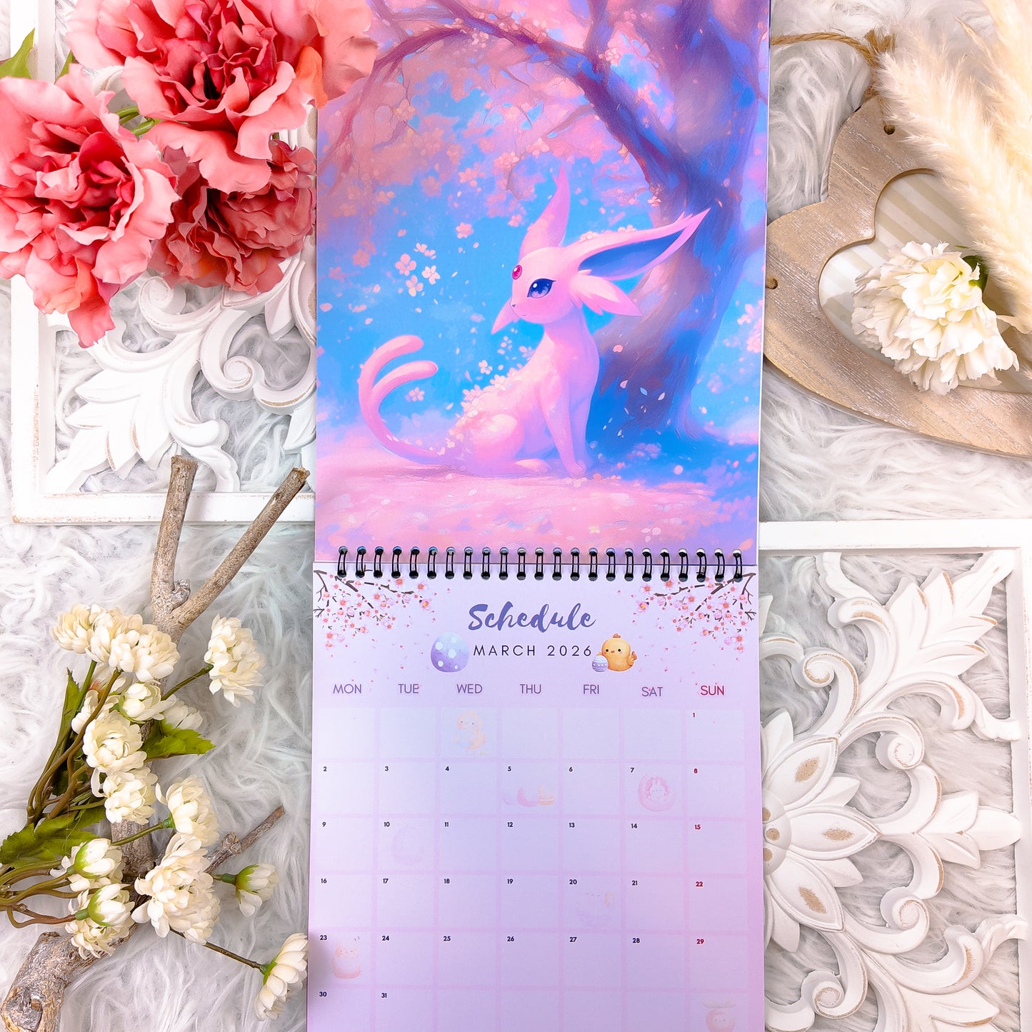 Pokemon Eevee Evolution Wall Calendar