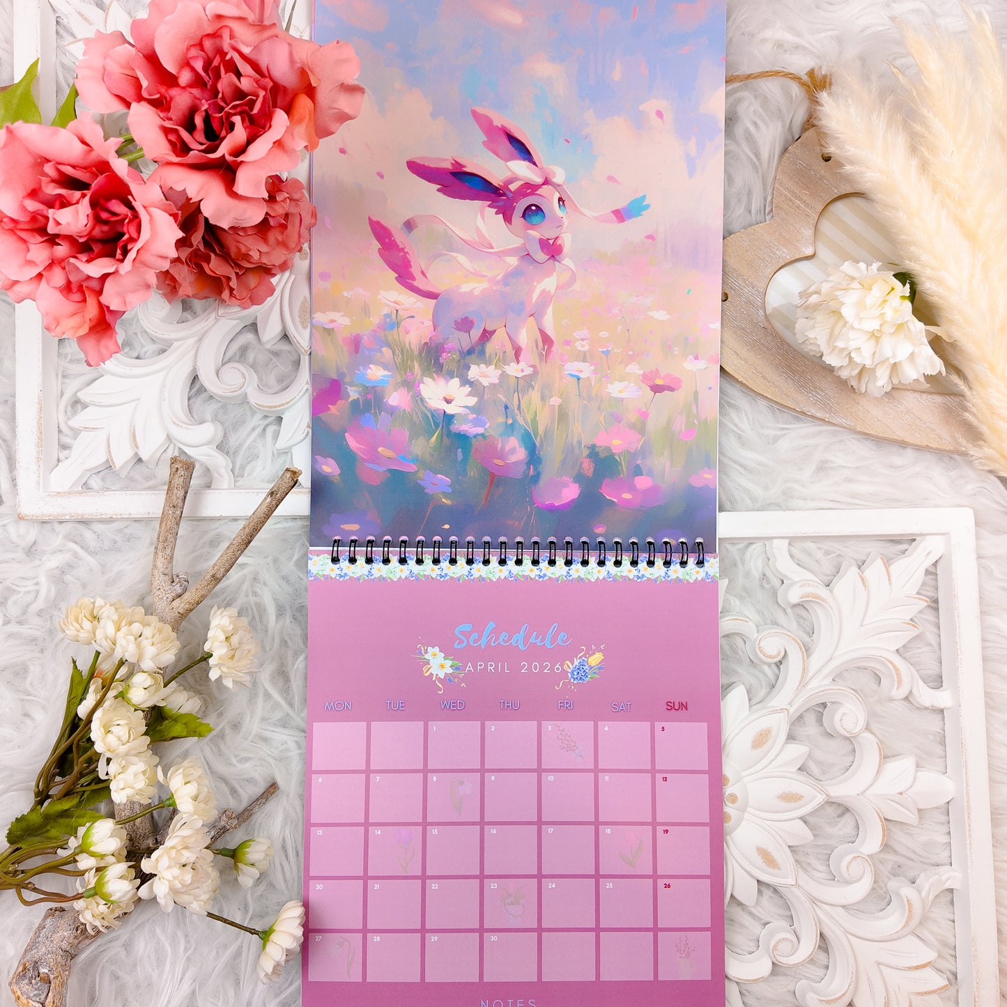 Pokemon Eevee Evolution Wall Calendar