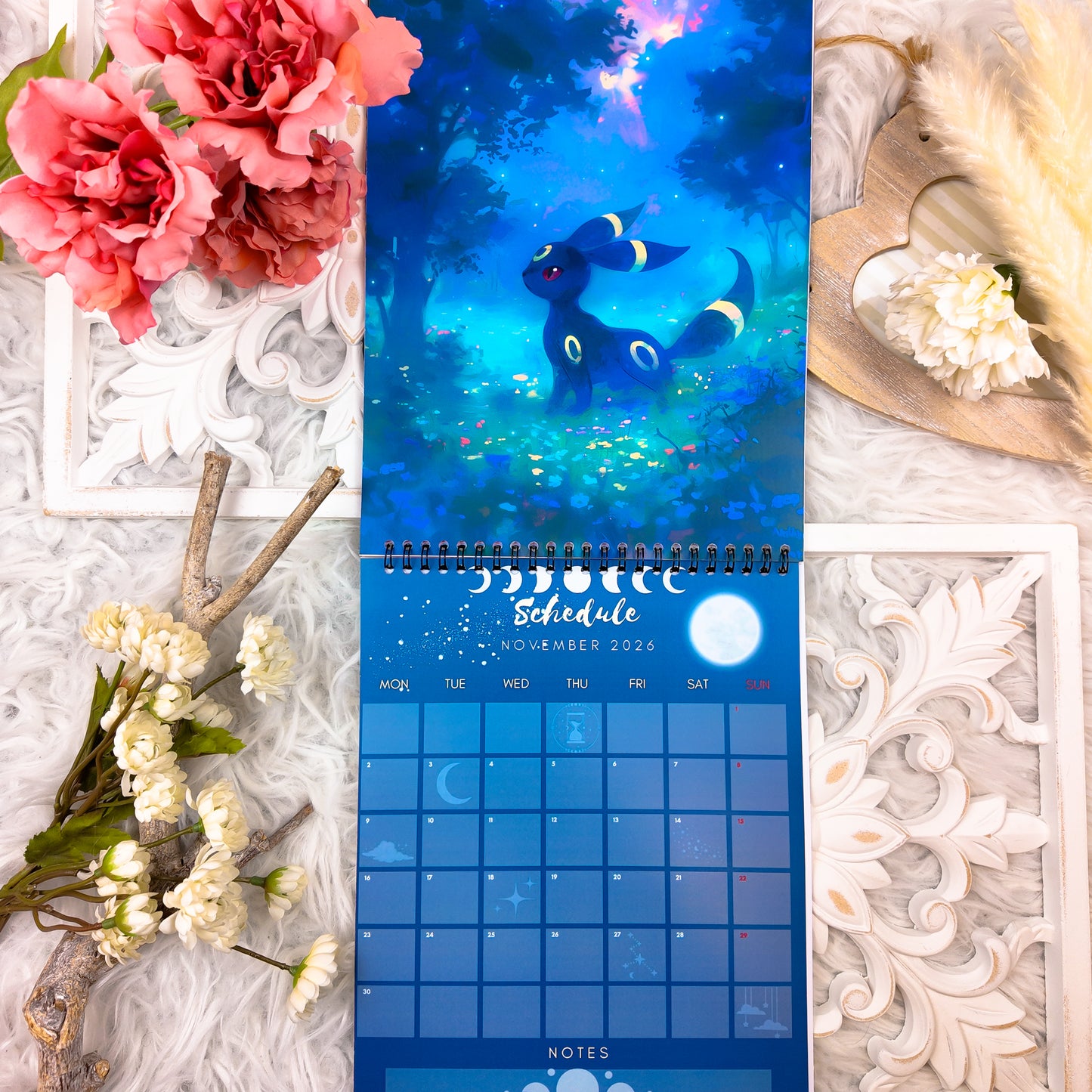 Pokemon Eevee Evolution Wall Calendar
