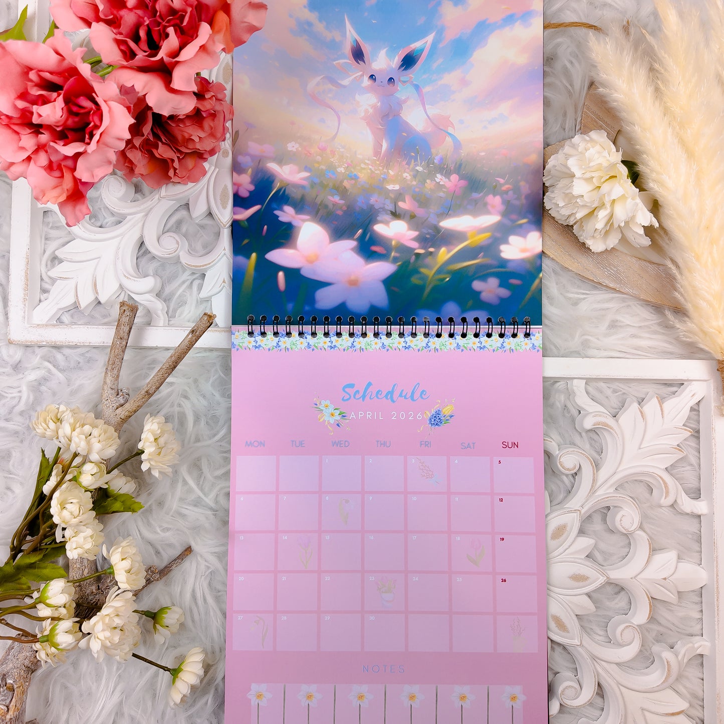 Pokemon Eevee Evolution Wall Calendar