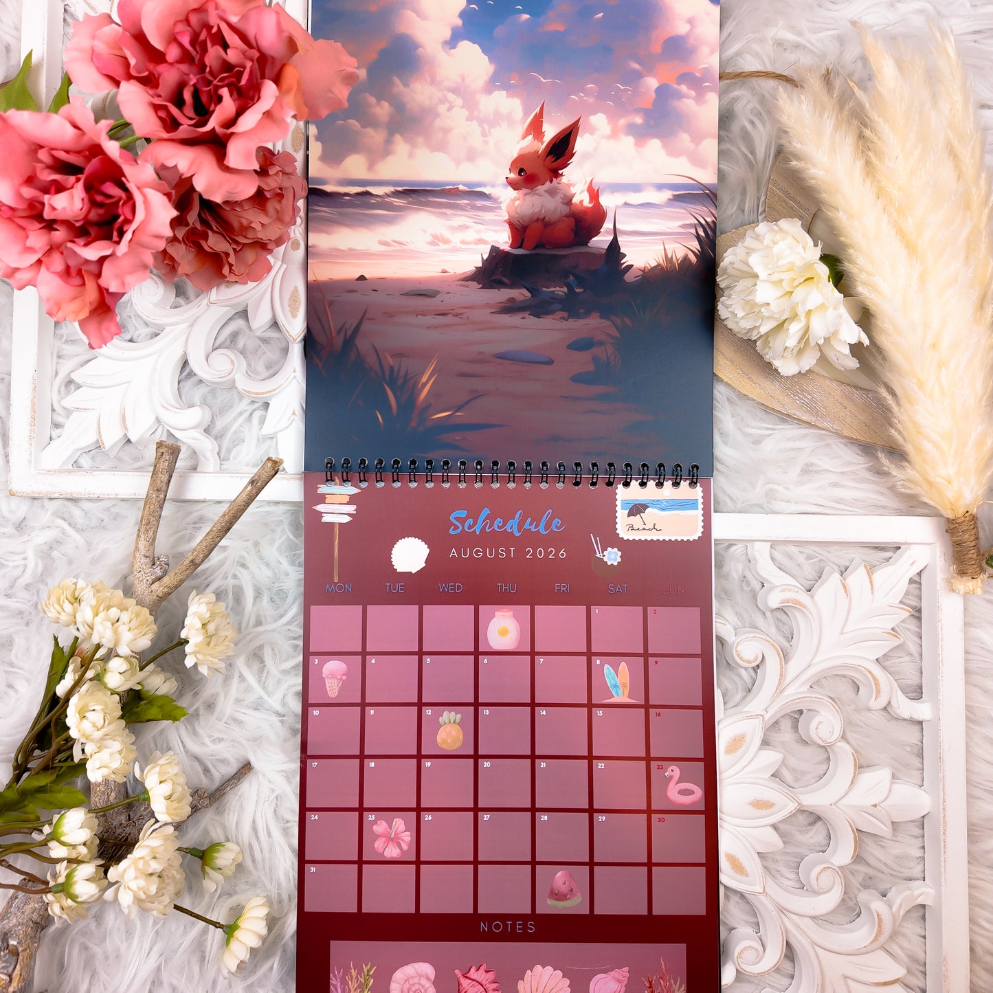 Pokemon Eevee Evolution Wall Calendar