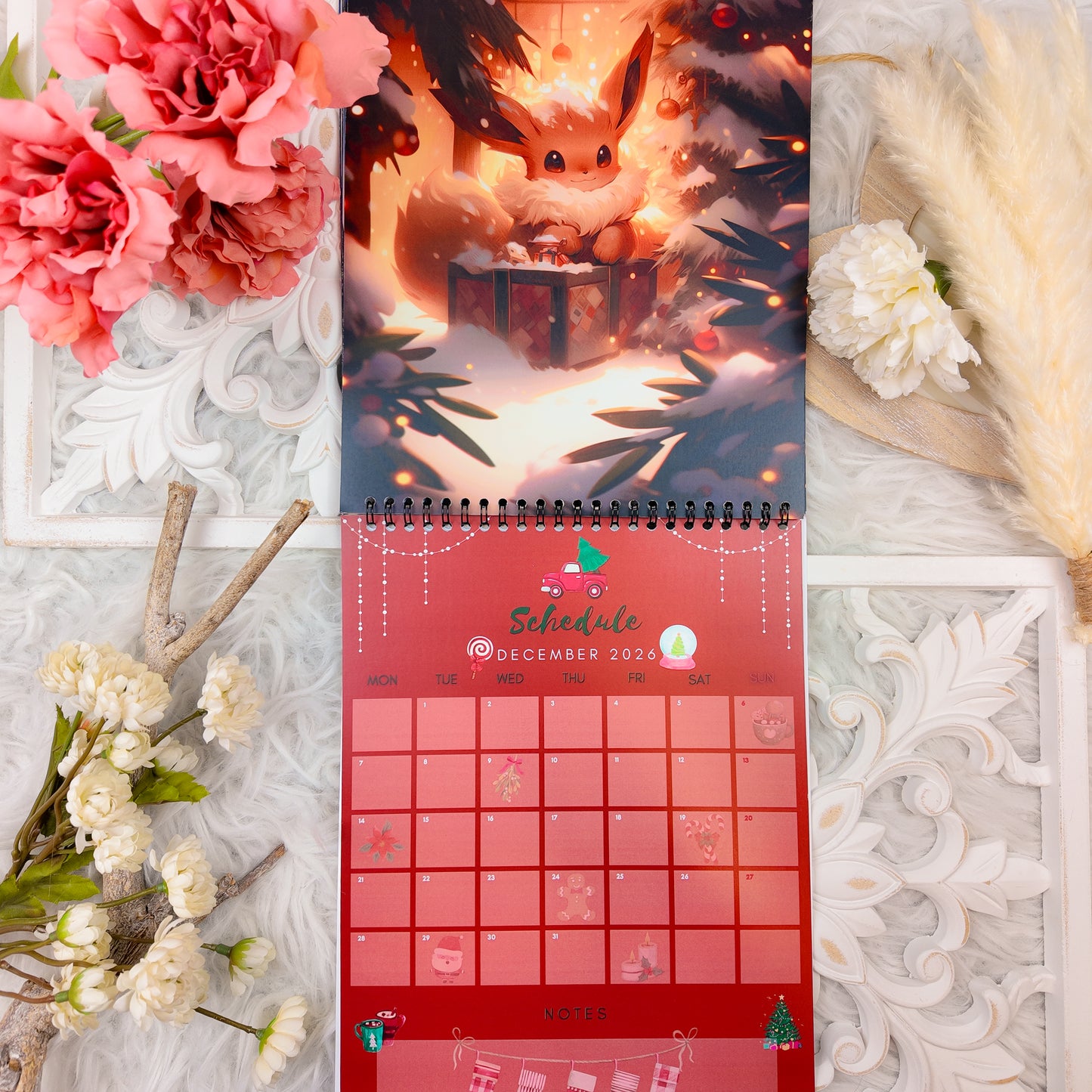 Pokemon Eevee Evolution Wall Calendar