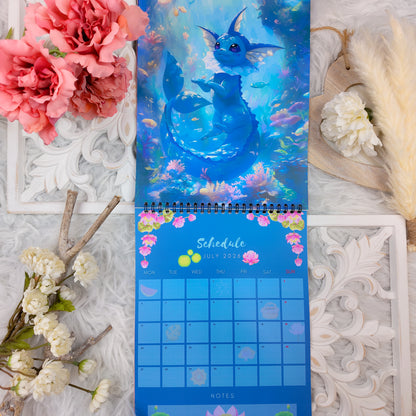 Pokemon Eevee Evolution Wall Calendar