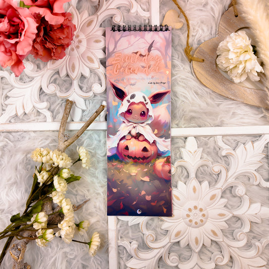 Pokemon Eevee Evolution Birthday Calendar