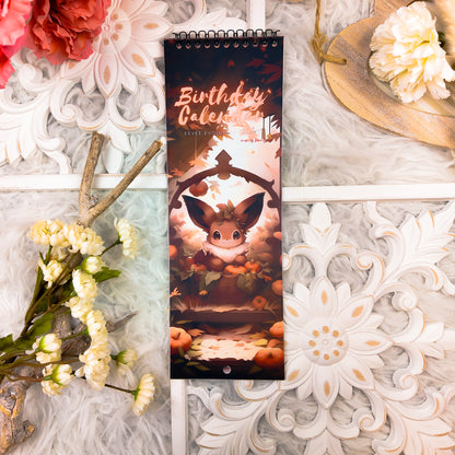 Pokemon Eevee Evolution Birthday Calendar