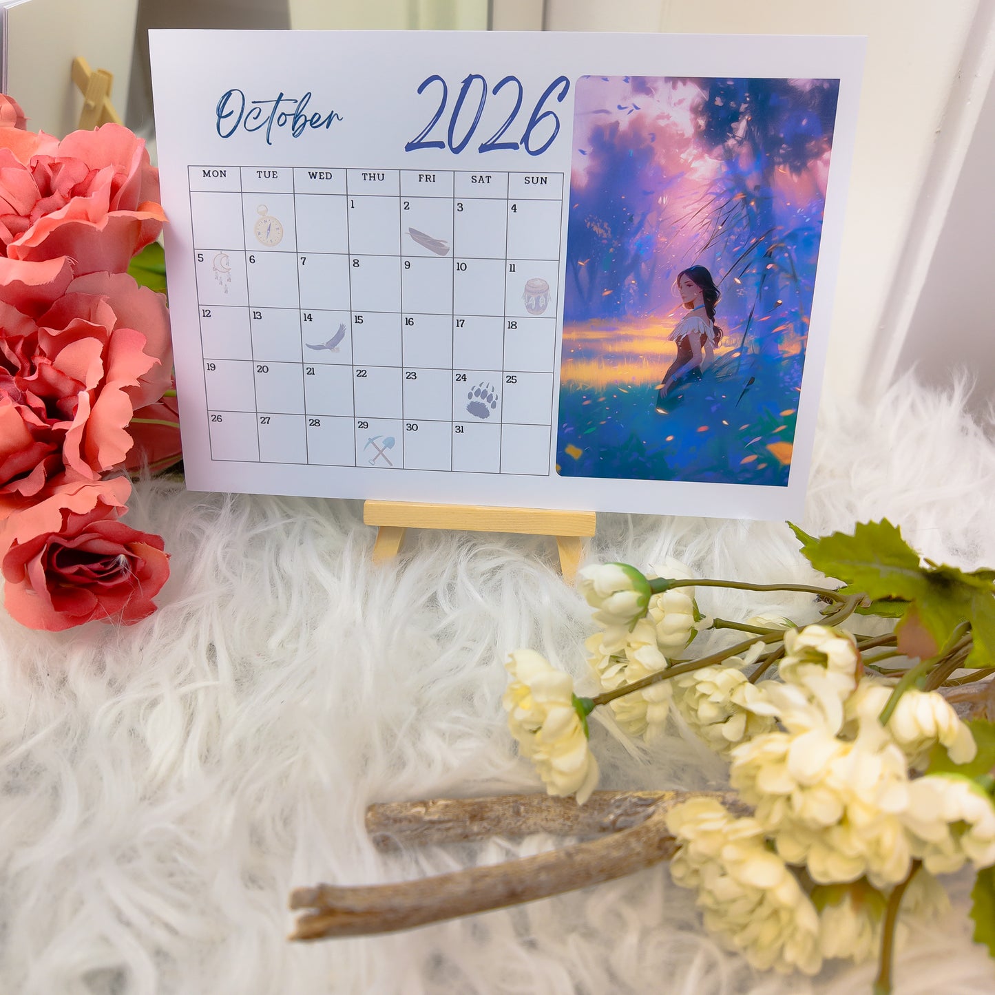 Fairy Tale Desk Calendar