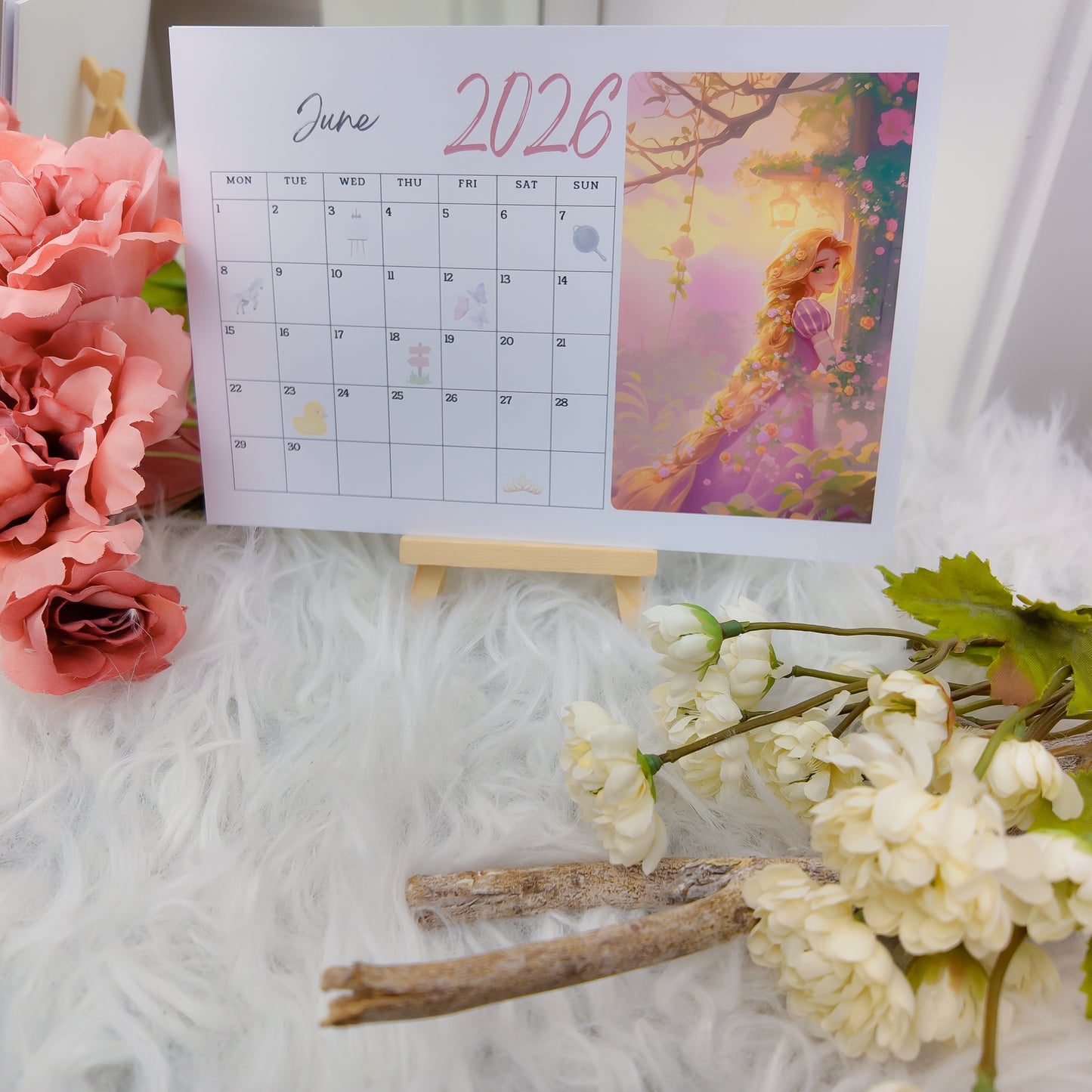 Fairy Tale Desk Calendar