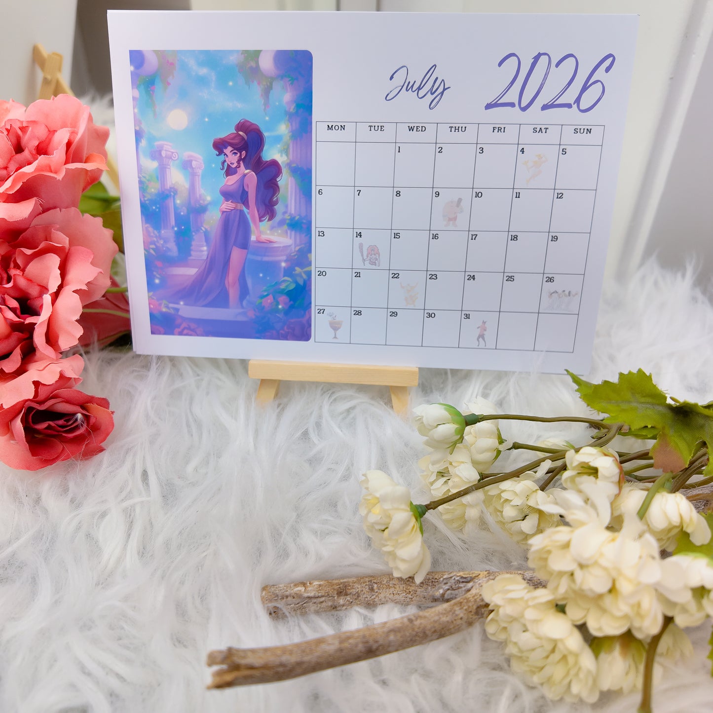 Fairy Tale Desk Calendar