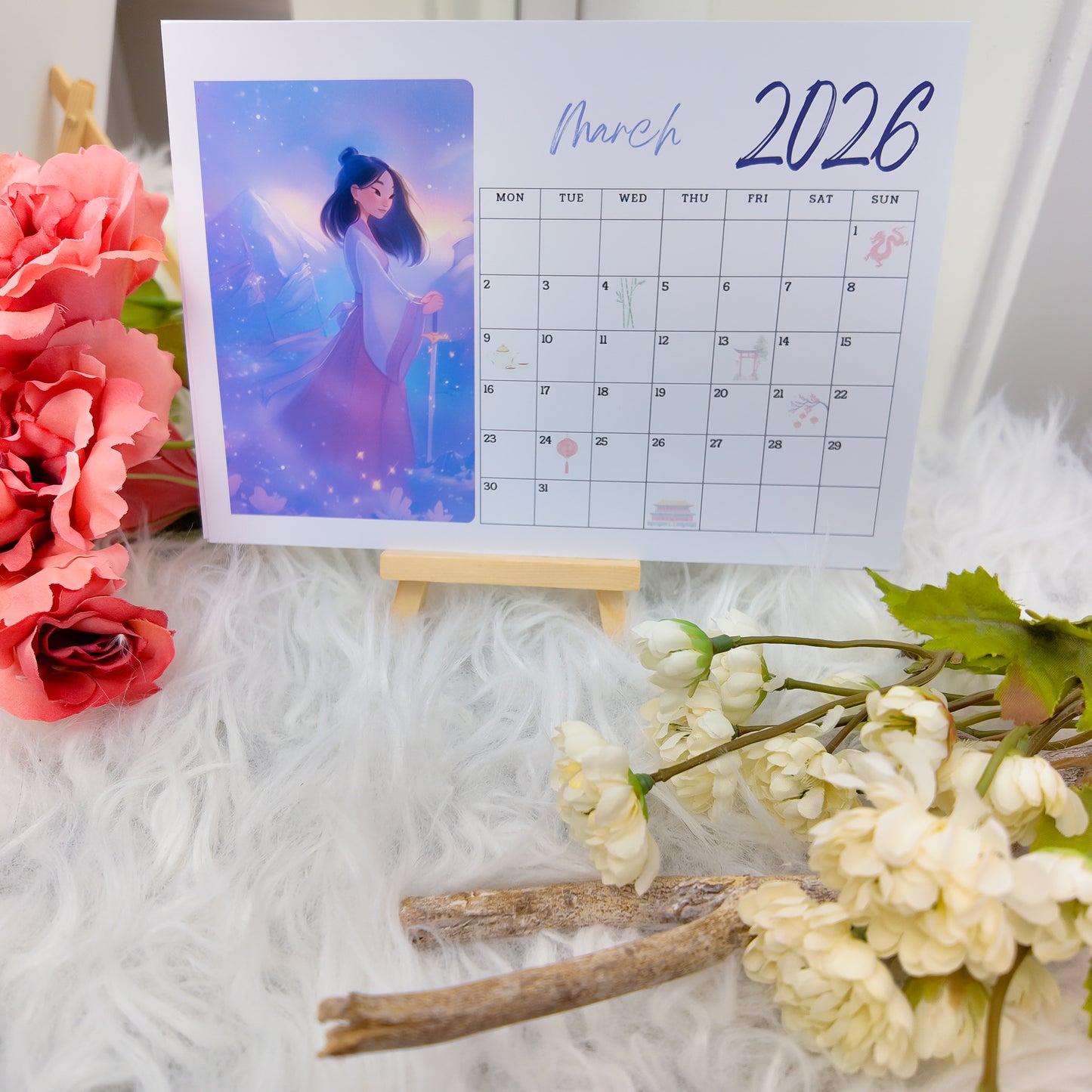Fairy Tale Desk Calendar
