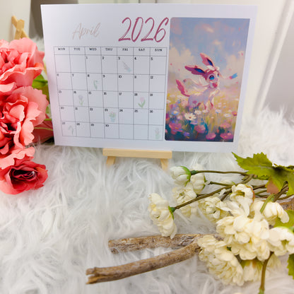 Pokemon Eevee Evolution Desk Calendar