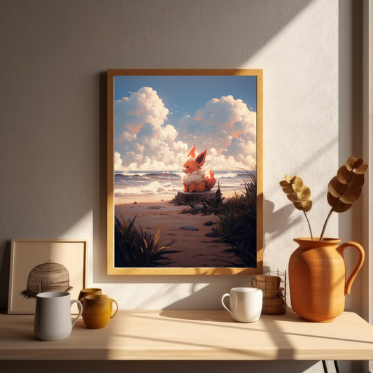 Pokemon Flareon Poster