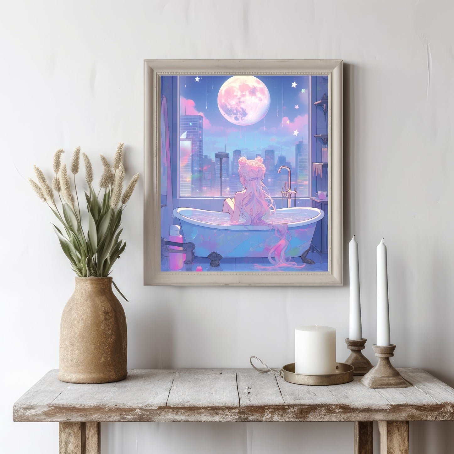 Moon Bath Poster