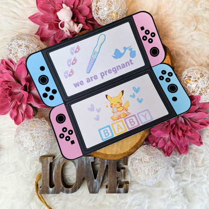 Pokemon pregnancy announcement card